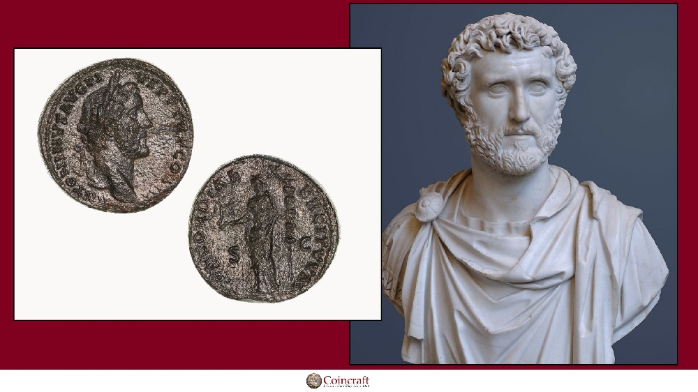 Roman Bronze Coins Dedicated to Antoninus Pius (former Roman Emperor) - Coincraft